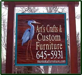 Muskoka Furniture Sign