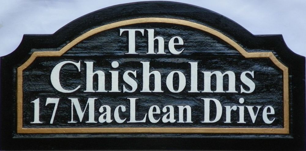 residential, cedar, sign