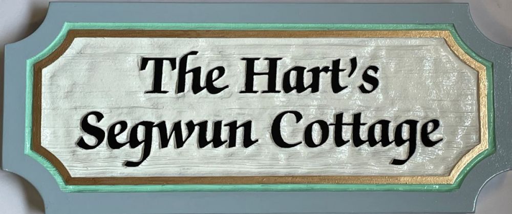 banner, cottage, cedar, sign
