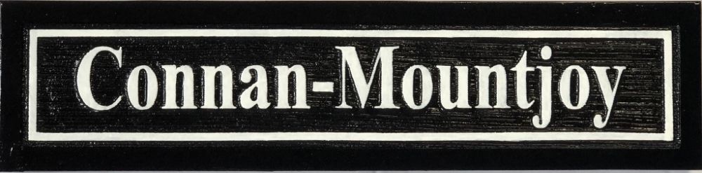 banner, cottage, cedar, sign
