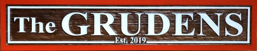 banner, cottage, cedar, sign