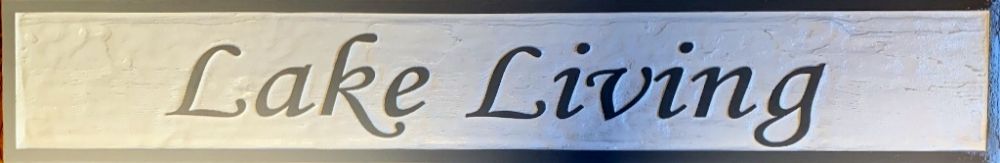 banner, cottage, cedar, sign