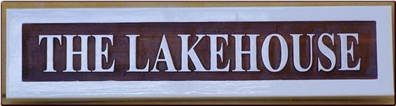 banner, cottage, cedar, sign